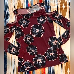 Ivanka Trump long sleeve floral top